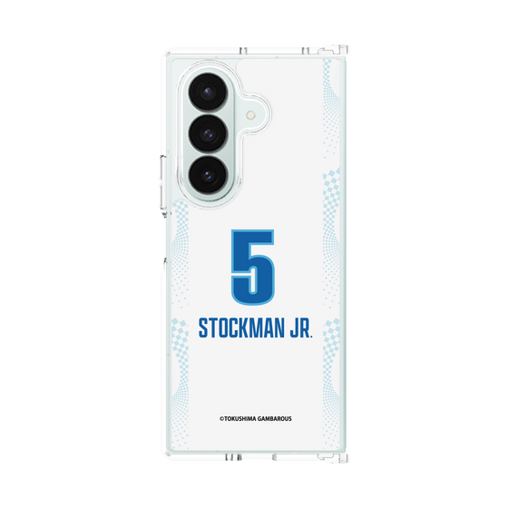 クリアケース［ 徳島ガンバロウズ - #5 STOCKMAN JR. - ホワイト ］