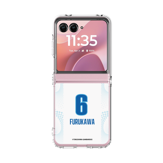 クリアケース［ 徳島ガンバロウズ - #6 FURUKAWA - ホワイト ］