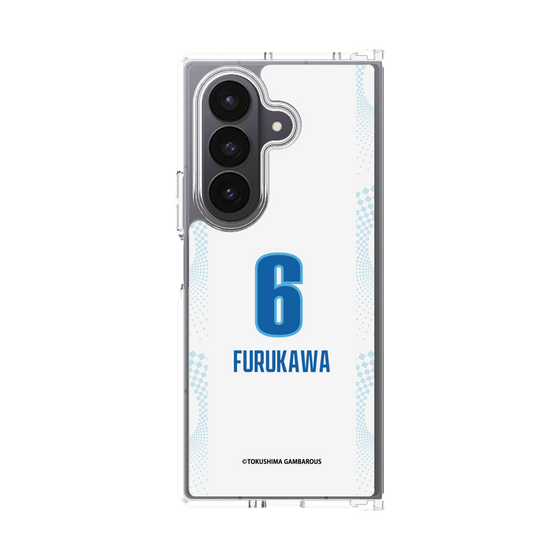クリアケース［ 徳島ガンバロウズ - #6 FURUKAWA - ホワイト ］