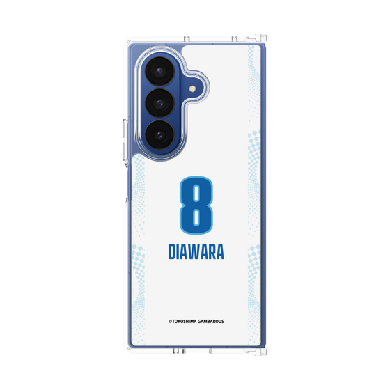クリアケース［ 徳島ガンバロウズ - #8 DIAWARA - ホワイト ］