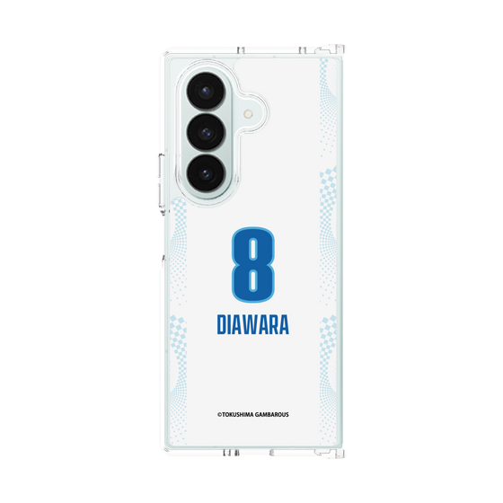 クリアケース［ 徳島ガンバロウズ - #8 DIAWARA - ホワイト ］