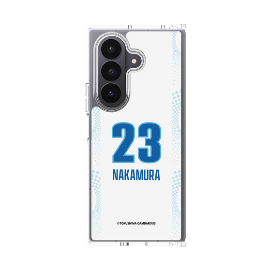 クリアケース［ 徳島ガンバロウズ - #23 NAKAMURA - ホワイト ］