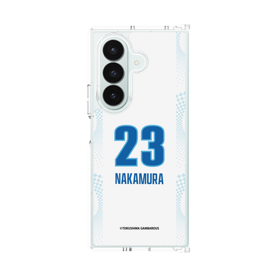 クリアケース［ 徳島ガンバロウズ - #23 NAKAMURA - ホワイト ］