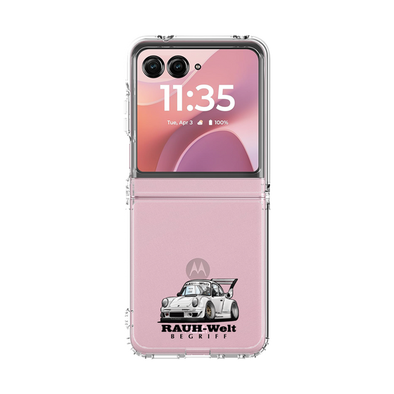 クリアケース［ RAUH-Welt BEGRIFF - クラシックポルシェ - ホワイト ］