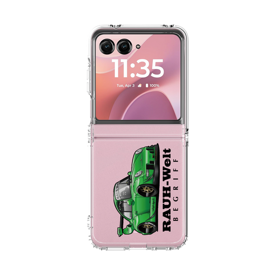 クリアケース［ RAUH-Welt BEGRIFF - クラシックポルシェ - グリーン ］