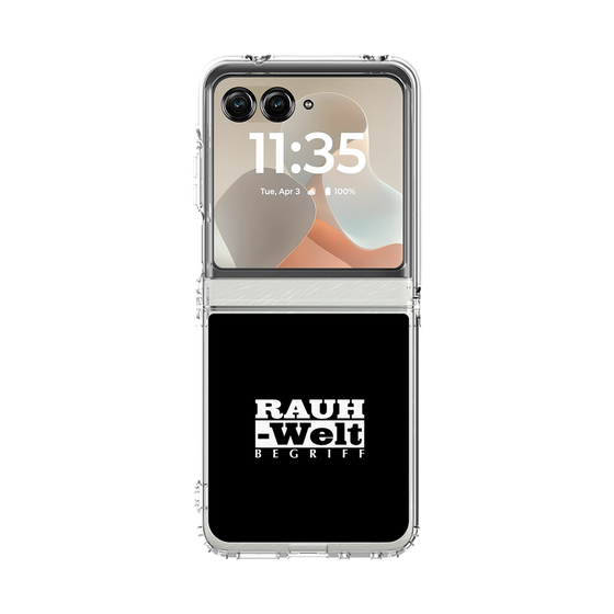 クリアケース［ RAUH-Welt BEGRIFF - ロゴ - ブラック ］