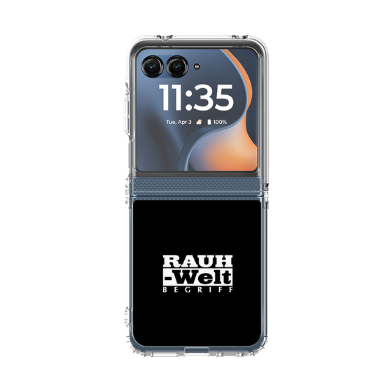 クリアケース［ RAUH-Welt BEGRIFF - ロゴ - ブラック ］