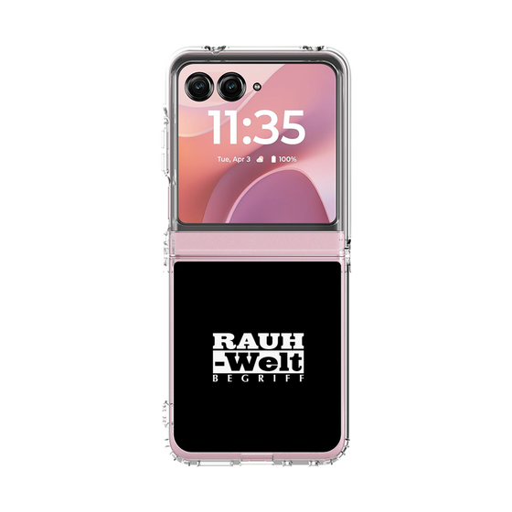 クリアケース［ RAUH-Welt BEGRIFF - ロゴ - ブラック ］