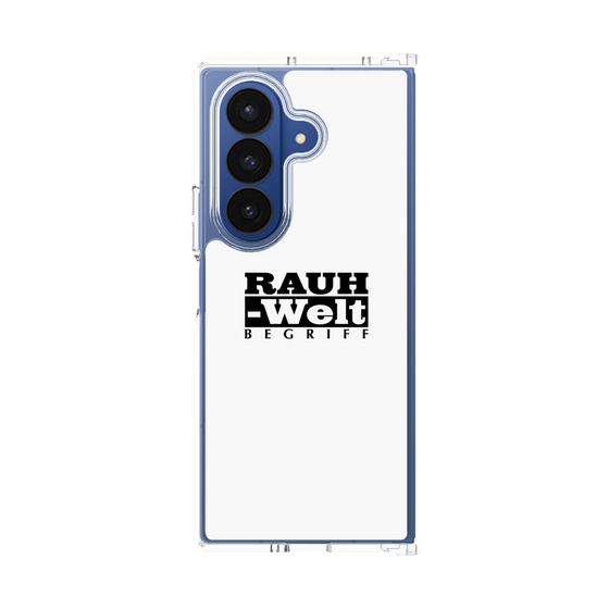 クリアケース［ RAUH-Welt BEGRIFF - ロゴ - ホワイト ］