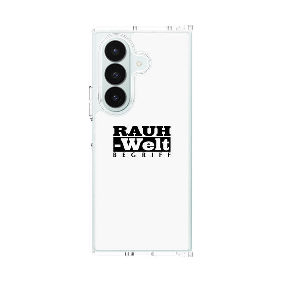 クリアケース［ RAUH-Welt BEGRIFF - ロゴ - ホワイト ］