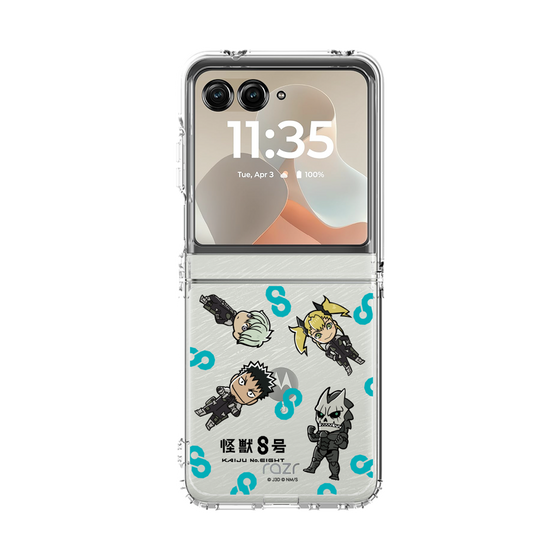 クリアケース［ 怪獣８号 - ミニキャラ - 総柄01 ］