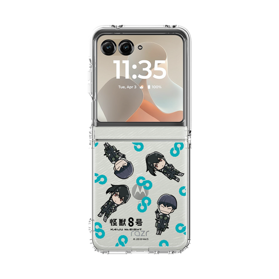 クリアケース［ 怪獣８号 - ミニキャラ - 総柄02 ］