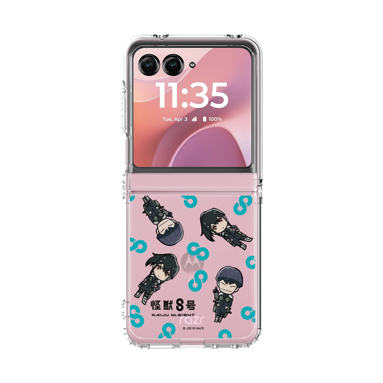 クリアケース［ 怪獣８号 - ミニキャラ - 総柄02 ］