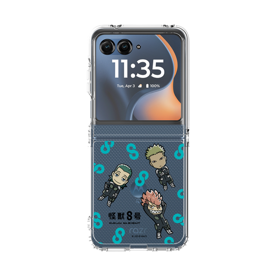 クリアケース［ 怪獣８号 - ミニキャラ - 総柄03 ］