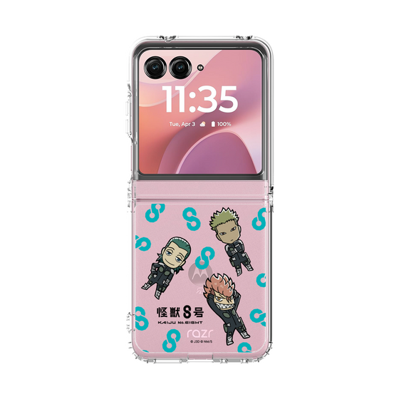 クリアケース［ 怪獣８号 - ミニキャラ - 総柄03 ］