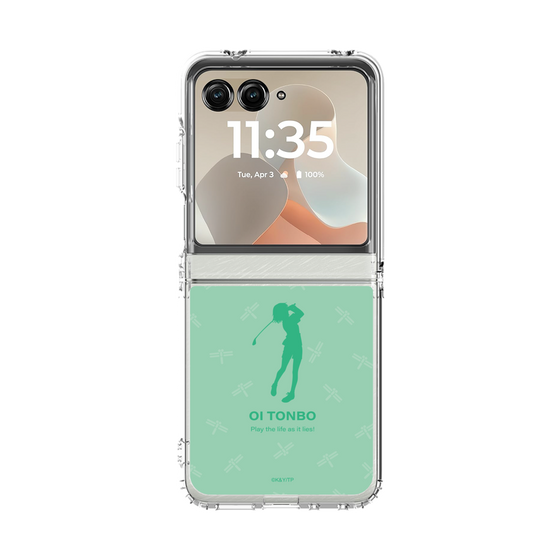 クリアケース［ オーイ！とんぼ - シルエット - 大井 とんぼ ］