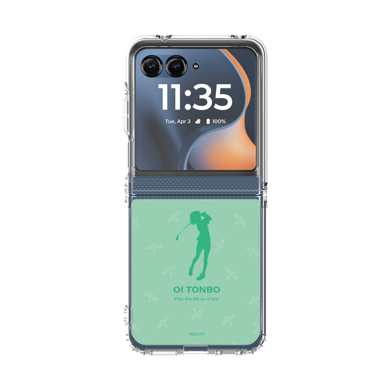 クリアケース［ オーイ！とんぼ - シルエット - 大井 とんぼ ］