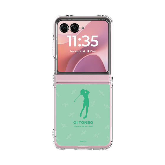 クリアケース［ オーイ！とんぼ - シルエット - 大井 とんぼ ］