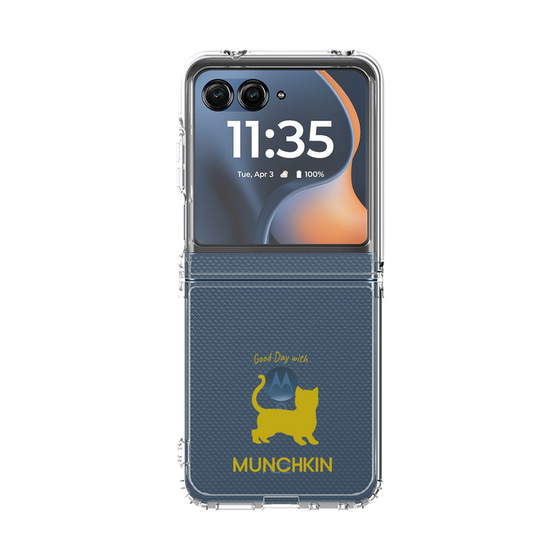 クリアケース［ &UCHINOCO - マンチカン ショートヘア ］