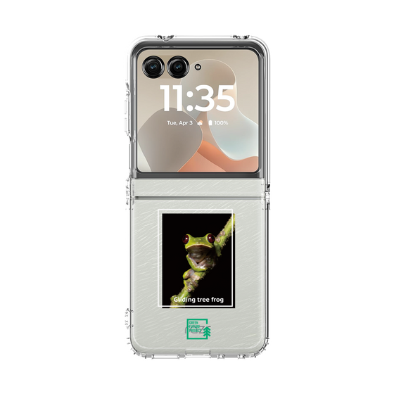 クリアケース［ Green Future Project - Gliding tree frog ］
