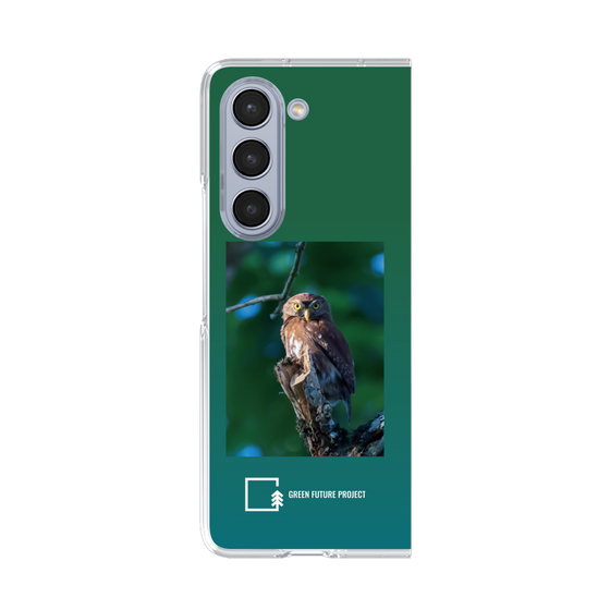 クリアケース［ Green Future Project - Ferruginous Pygmy Owl ］