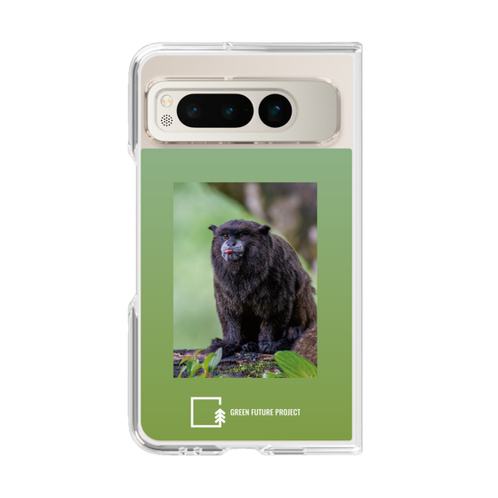 クリアケース［ Green Future Project - Black-mantled Tamarin ］