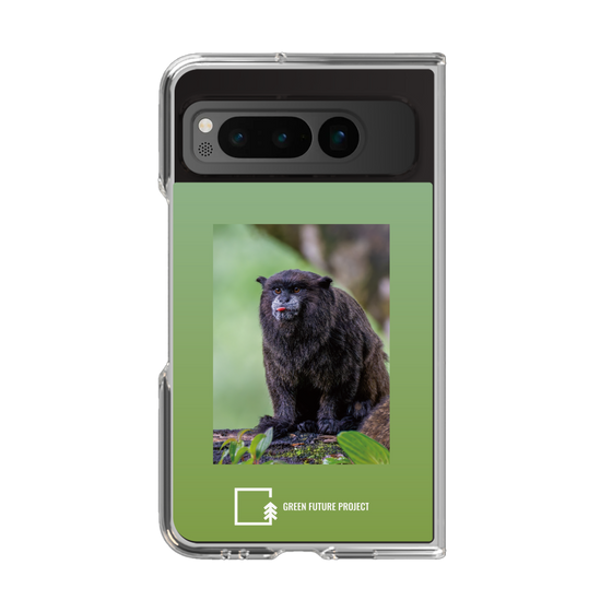 クリアケース［ Green Future Project - Black-mantled Tamarin ］