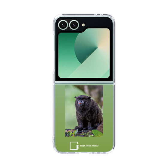 クリアケース［ Green Future Project - Black-mantled Tamarin ］