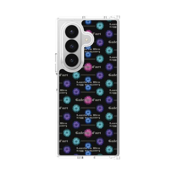 クリアケース［ LANVIN en Bleu - Flower pattern ］