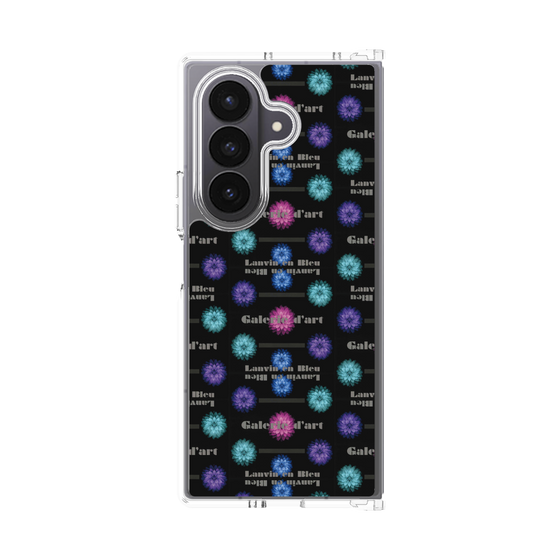 クリアケース［ LANVIN en Bleu - Flower pattern ］