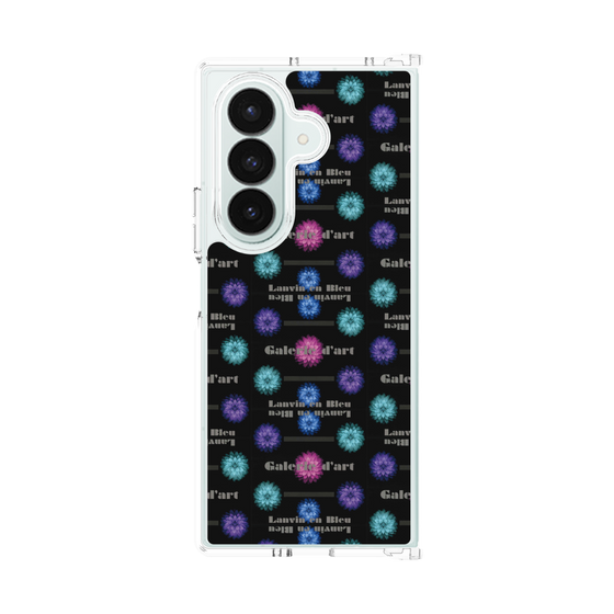 クリアケース［ LANVIN en Bleu - Flower pattern ］