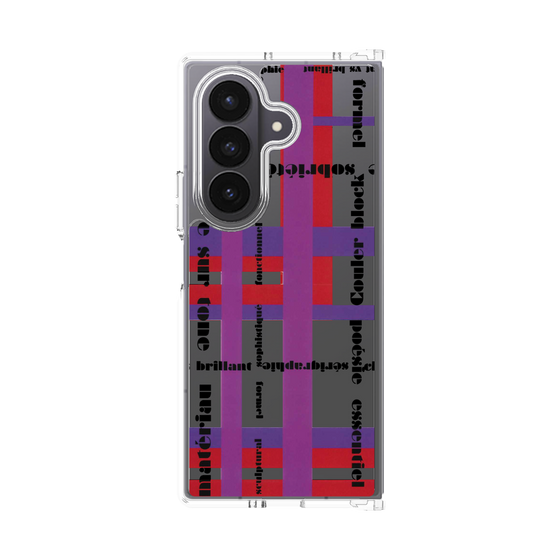 クリアケース［ LANVIN en Bleu - Plaid ］
