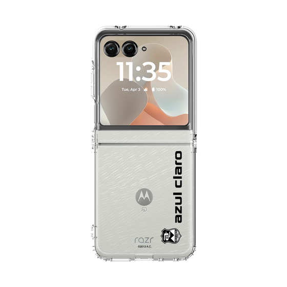 クリアケース［ アスルクラロ沼津 - ロゴ縦 - ブラック ］