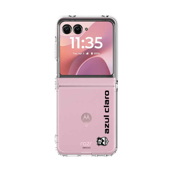 クリアケース［ アスルクラロ沼津 - ロゴ縦 - ブラック ］