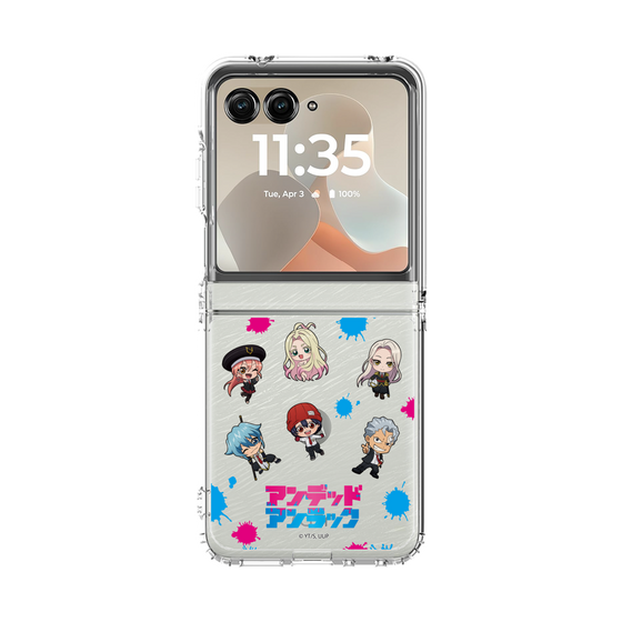 クリアケース［ アンデッドアンラック - ミニキャラ - 総柄 ］