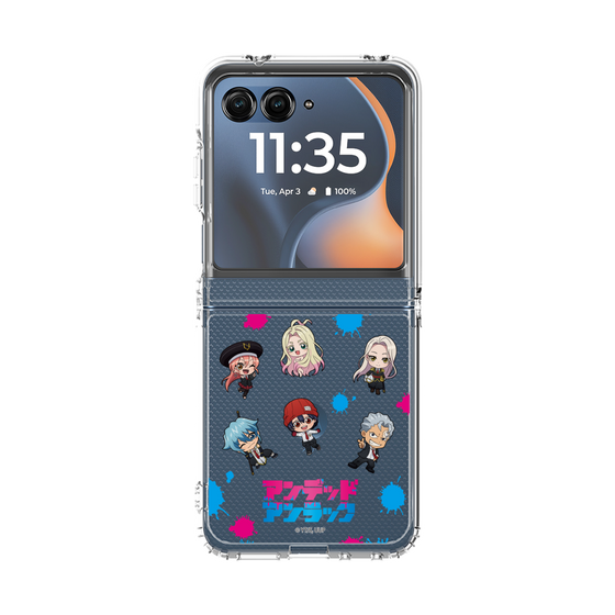 クリアケース［ アンデッドアンラック - ミニキャラ - 総柄 ］