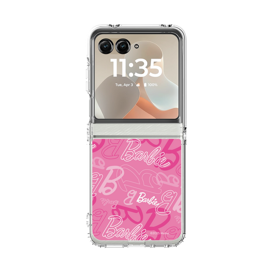 クリアケース［ Barbie - ロゴパターン1 ］