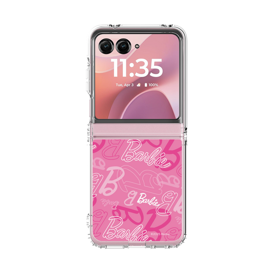 クリアケース［ Barbie - ロゴパターン1 ］