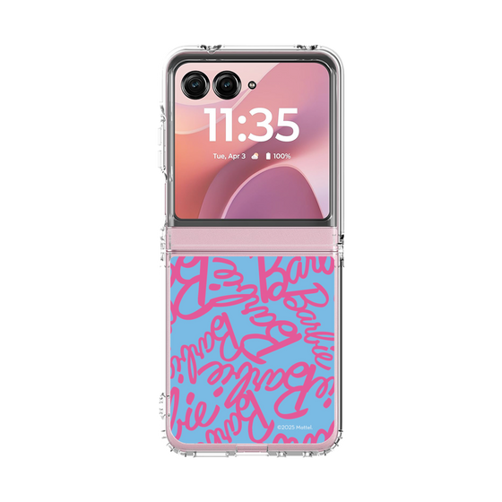 クリアケース［ Barbie - ロゴパターン2 ］