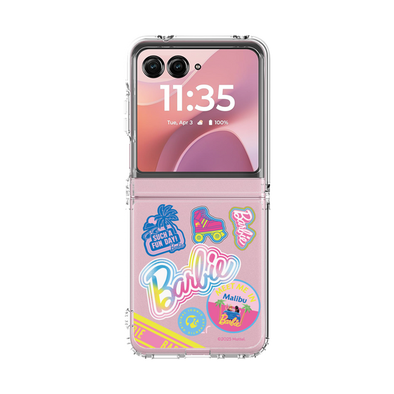 クリアケース［ Barbie - ステッカー ］