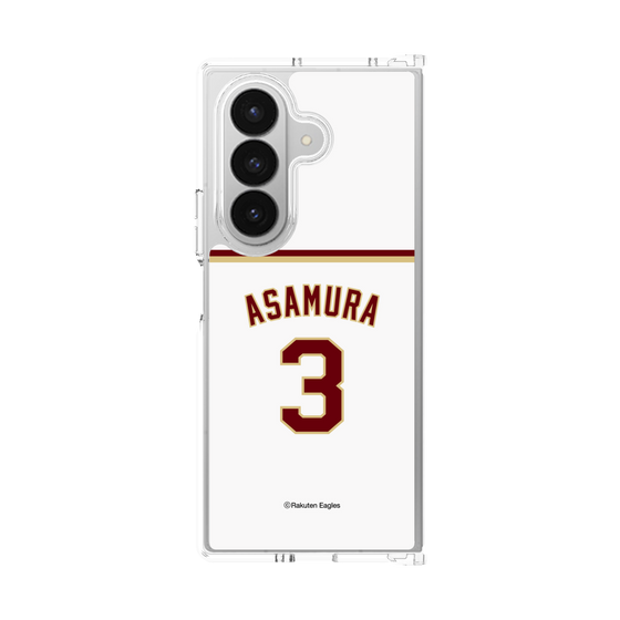 クリアケース［ 楽天イーグルス - #3 Asamura - ホーム ］