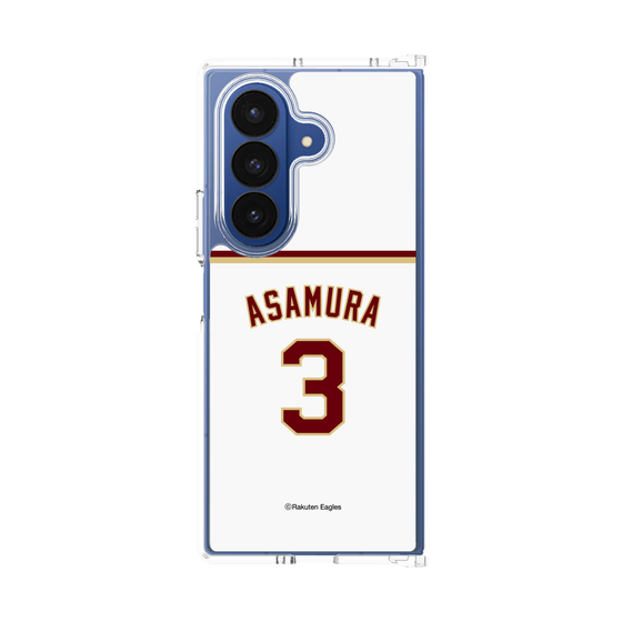 クリアケース［ 楽天イーグルス - #3 Asamura - ホーム ］