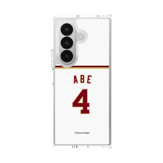 クリアケース［ 楽天イーグルス - #4 Abe - ホーム ］
