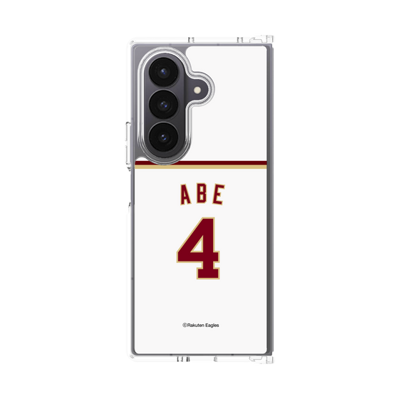 クリアケース［ 楽天イーグルス - #4 Abe - ホーム ］