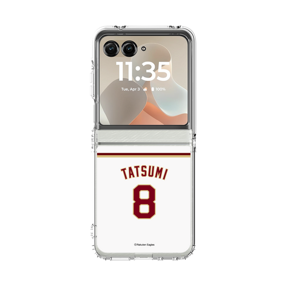 クリアケース［ 楽天イーグルス - #8 Tatsumi - ホーム ］