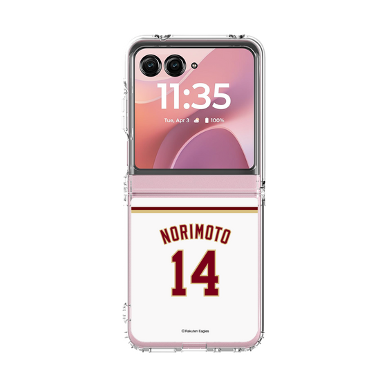 クリアケース［ 楽天イーグルス - #14 Norimoto - ホーム ］