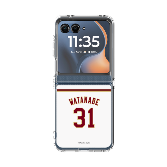 クリアケース［ 楽天イーグルス - #31 Watanabe - ホーム ］