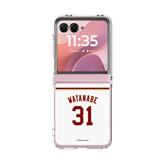 クリアケース［ 楽天イーグルス - #31 Watanabe - ホーム ］