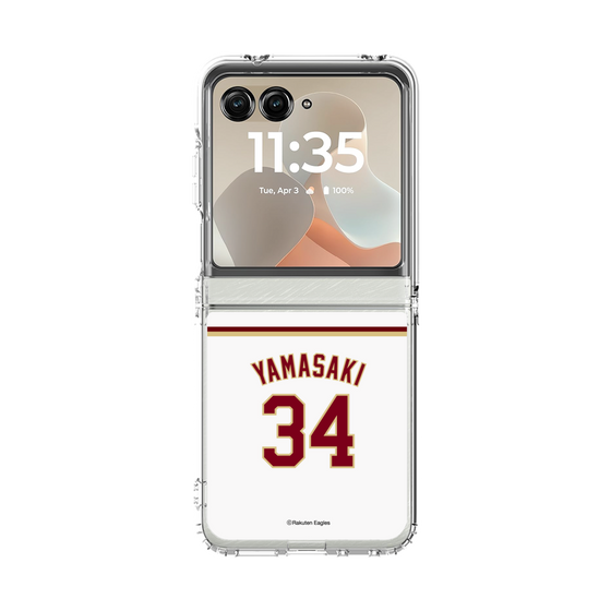 クリアケース［ 楽天イーグルス - #34 Yamasaki - ホーム ］