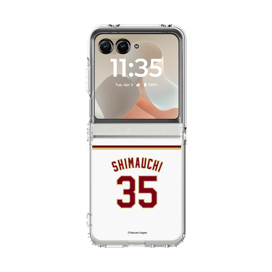 クリアケース［ 楽天イーグルス - #35 Shimauchi - ホーム ］
